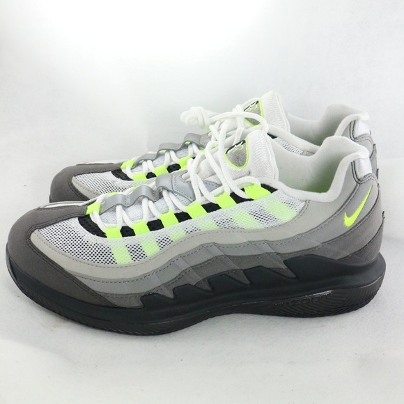 NIKE Zoom Vapor Roger Federer x Air Max 95 Neon NEW Sz 7 US Men - Picture 3 of 8